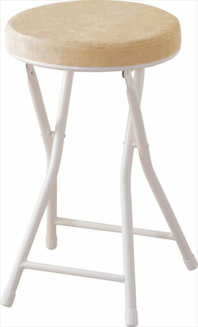 東谷 あづまや 【4985155121670】 PC-31BE ロンダ スツールカラー：ベージュサイズ(cm)：W30×D30×H49(折りたたみ時:W30×D7×H70)小箱入：小箱無スペック：スチール(粉体塗装) ポリエステル組立：完成...