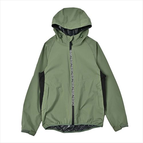 RIDEZ　ライズ 【4527625113299】 RIDEZ MICRO RAINJACKET M.GREEN LL MCR01　レインジャケット　モスグリーン　LLサイズ