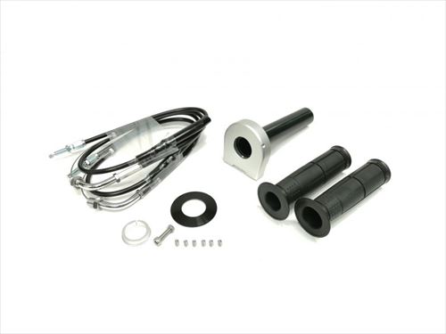 ACTIVE(アクティブ) 【4538792649559】 1062181 スロットルKIT (ホルダー:TYPE-2 SIL) 巻取φ28 (メッキ金具) 800mm