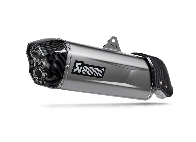 受注発注品 AKRAPOVIC 【4538792923017】 EC仕様 SLIP ON LINE チタン APRILIA TUAREG660 22-23