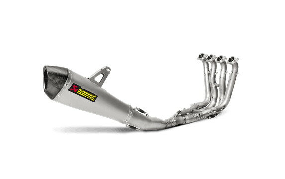 【受注発注品】 AKRAPOVIC 【4538792805689】 EVOLUTION LINE(4-2-1)チタン (カーボンエンド) BMW S1000RR 15-18