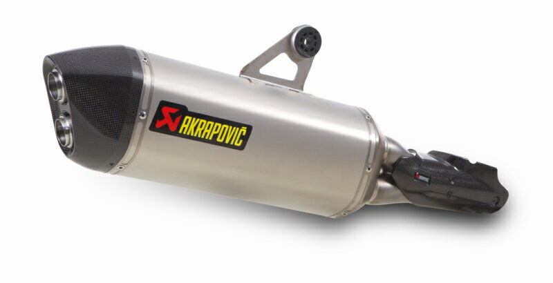 受注発注品 AKRAPOVIC 【4538792748948】 e1仕様 SLIP ON LINE チタン BMW R1200GS 13-16/ADVENTURE 14-16