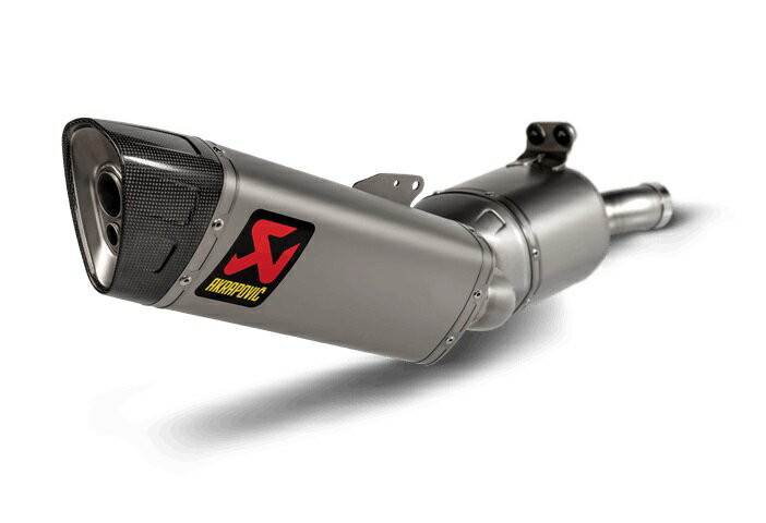 受注発注品 AKRAPOVIC 【4538792900582】 EC仕様 SLIP ON LINE チタン BMW F900R/F900XR 20-23