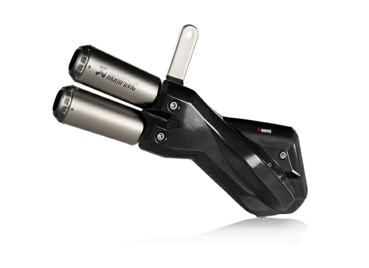 受注発注品 AKRAPOVIC 【4538792922812】 EC仕様 SLIP ON LINE チタン DUCATI MULTISTRADA950/950S 21-23