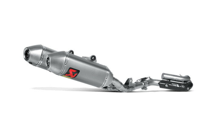 【受注発注品】 AKRAPOVIC 【4538792766805】 EVOLUTION LINE チタン CRF250R 14-15