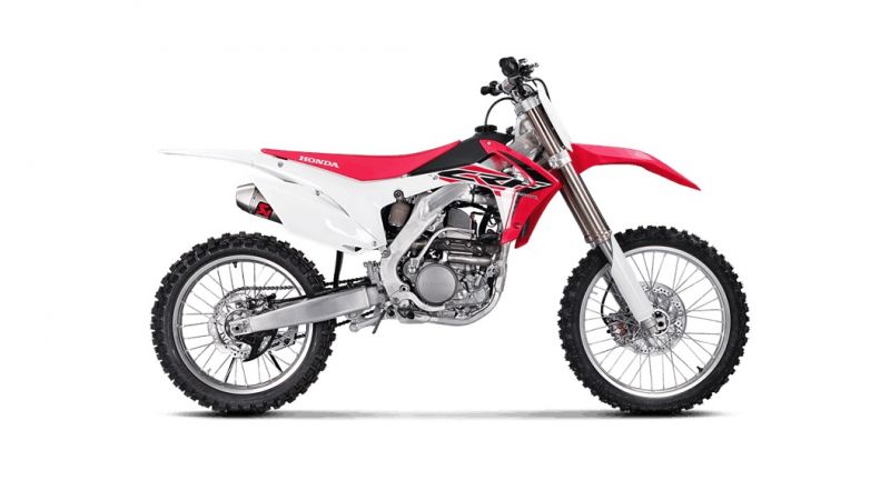 【受注発注品】 AKRAPOVIC 【4538792818399】 EVOLUTION LINE（1-2）チタン CRF250R 16-17