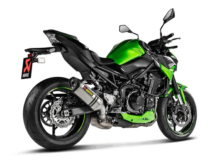 受注発注品 AKRAPOVIC 【4538792901534】 政府認証マフラー SLIP ON LINE チタン Z900 20(2BL-ZR900B)/Z900 21-22/SE 22(8BL-ZR900B)