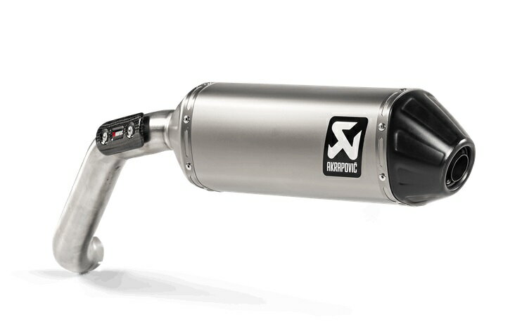 受注発注品 AKRAPOVIC 【4538792910284】 EC仕様 SLIP ON LINE チタン MOTO GUZZI V85TT 21-23