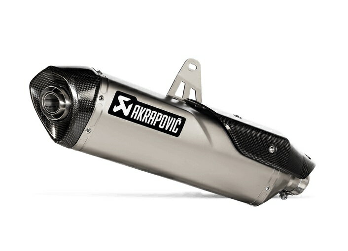 受注発注品 AKRAPOVIC 【4538792907963】 EC仕様 SLIP ON LINE チタン TRIUMPH TIGER850/900 20-23