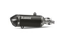 受注発注品 AKRAPOVIC 【4538792856902】 e4仕様 SLIP ON LINE ステン (ブラックマフラー) VESPA GTS125i.e 17-20