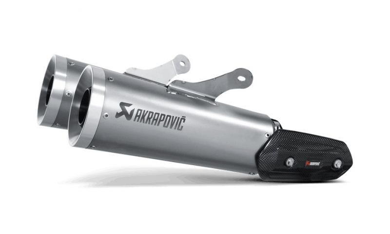 受注発注品 AKRAPOVIC 【4538792569178】 e1仕様 SLIP ON LINE チタン V-MAX1700 09-16