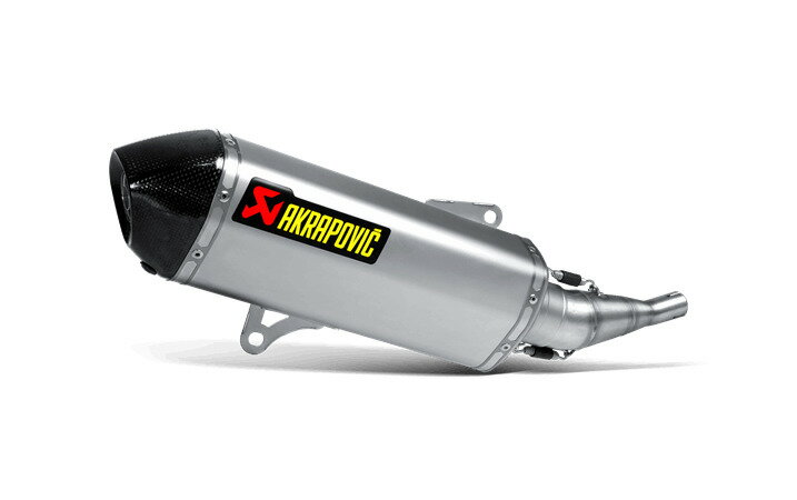 受注発注品 AKRAPOVIC 【4538792791937】 e1仕様 SLIP ON LINE ステンレス X-CITY/X-MAX 250 07-16