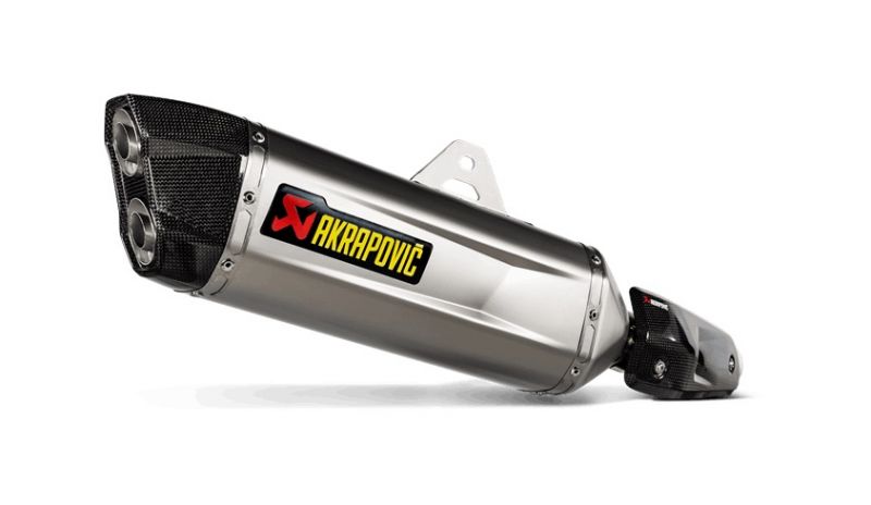 AKRAPOVIC 【4538792922843】 SLIP ON LINE チタン TENERE700 20-22 (2BL-DM09J/M415E/8BL-DM13J/M424E)