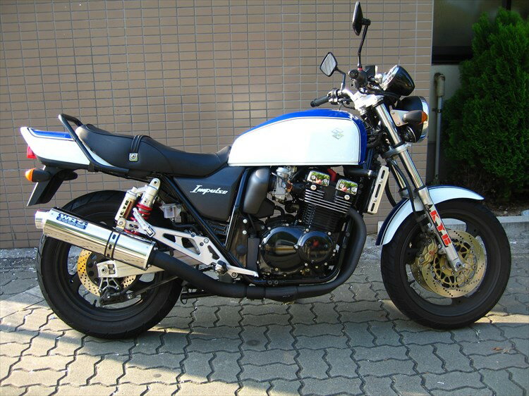 WR'S ダブルアールズ 【4582734411704】 BF3406JM ラウンド・ステンレスサイレンサー スリップオン マフラー