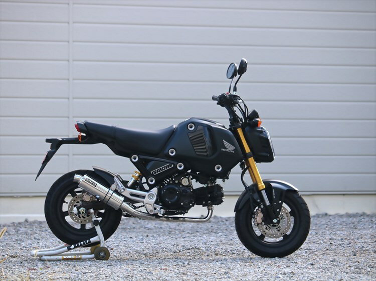 WR'S ダブルアールズ 【4582734410851】 LA1180JM ショートオーバル ステンレスタイプ フルエキゾースト マフラー