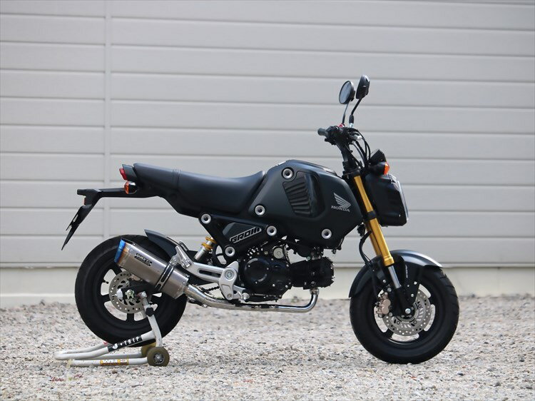 WR'S ダブルアールズ 【4582734410875】 LK1180JM SS-OVAL ソリッドチタンタイプ フルエキゾースト マフラー