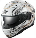OGK KABUTO(オージーケーカブト) 【4966094596644】 KAMUI 3 JAG パールホワイトゴールド Lサイズ(59-60) ジャグ バイク用 ヘルメット