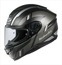 OGK KABUTO(オージーケーカブト) 【4966094609436】 AEROBLADE6 DYNA フラットブラックグレー Sサイズ(55-56) ダイナ バイク用 ヘルメット