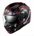 OGK KABUTO(オージーケーカブト) 【4966094609696】 KAMUI 3 ESTELLA ブラックレッド Lサイズ(59-60) エステラ バイク用 ヘルメット