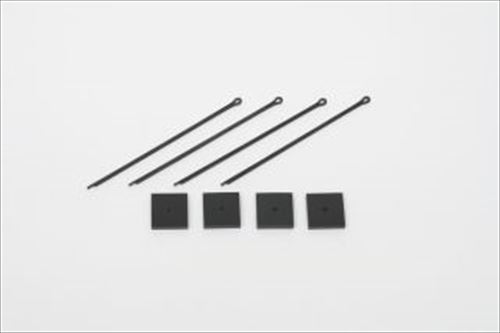 定形外 ACTIVE(アクティブ) 【4538792494036】 1350017 アーミーズ用 リペア ピン&ゴムSET [BLK]