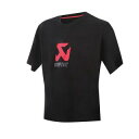 ゆうパケ【受注発注品】 【4538792851822】 ウィメンズ ロゴTシャツ ブラック XLサイズ (100%コットン) AKRAPOVIC