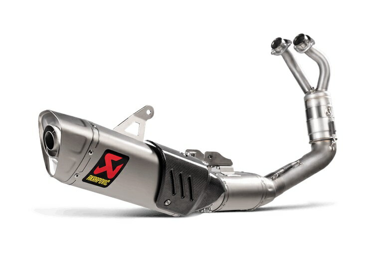 【4538792913926】 EC仕様 RACING LINE (2-1)チタン 触媒付YZF-R7 22-23 AKRAPOVIC