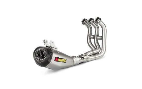 【4538792838243】 e4仕様RACING LINE(3-1)チタンMT-09 14-20/TRACER900(GT可)15-20/XSR900 16-20 AKRAPOVIC