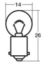 ポスト投函便 スタンレー 【4907894110036】 NO.30 BP524A 12V6W
