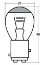 白熱電球です。ご使用の前にパッケージに記載されている「取扱説明書」を必ず、よくお読みください。定格：12V 35/5W ブルートップガラス球：S25口金：BAY15d入り数：2個入り適用：コーナリング/クリアランスランプ品名:NO.3 BP4825W 12V35/5WJANコード:4907894110975メーカー:スタンレー商品の詳細な情報については、メーカーサイトでご確認ください。商品及び品番は予告なく変更が行われる事がございます。【ご注文の際の注意事項】●適合・取付・ご使用は、お客様にて判断の上お願い致します。●品切・完売の場合がございますので、受注後に発送予定をご連絡させて頂きます。●画像はイメージとなりますので商品とは色・デザインが異なる場合があります。 ●商品ご到着時に必ず製品に不具合が無いか確認を行ってください。 配送時の破損や製品不具合の場合は、必ず商品ご到着より3日以内にご連絡お願い致します。それ以降にご連絡頂いた場合はご対応出来ない場合がございます。●当店では、商品不良・誤商品発送以外の理由での商品の交換または返品はできません。●お客様のご都合によるキャンセル・交換・返品は一切お受けできませんのであらかじめご了承の上ご注文ください。●お電話、メールにてお問い合わせ頂きましても、お客様都合のキャンセル・返品・交換の対応はすべてお断りさせて頂いております。 ●通信販売には法律上、クーリングオフの規定はございません。　ご注文は慎重にお願い致します。※※こちらの商品はお取り寄せ品となります※※メーカーの在庫状況や商品によっては発送までにお時間を頂く場合がございます。メーカーの在庫も完売している場合がございます。その際はキャンセルをさせていただく場合がございます、予めご了承ください。