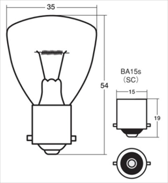 スタンレー 【4907894112764】 A5085MY 24V35W キイロ　【10個入り】