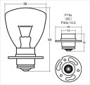 スタンレー 【4907894115796】 A5575 12V35W RP35 P30s-10.3 【10個入り】 電球