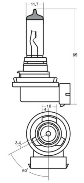 スタンレー 【4907894119893】 NO.119 ブリスターパック 12V 55W