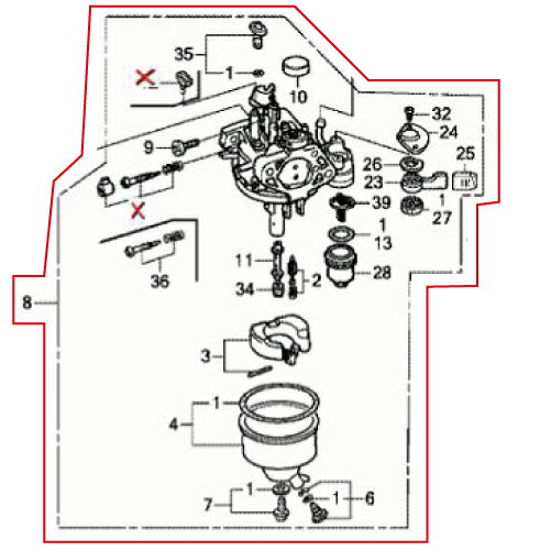 Honda(z_) Lu^[ASSY@BE92F@HSM1380i/1390iK1p@ 16100-Z1C-H02