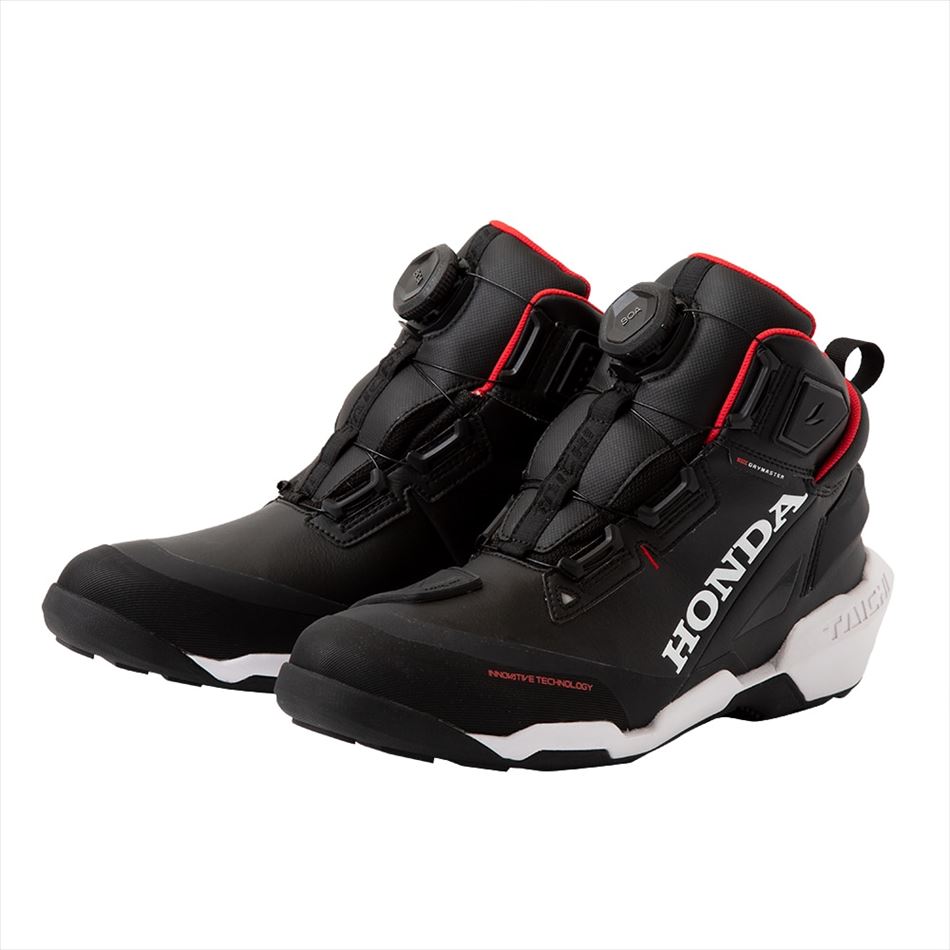 【4589748083972】 0SYTP57AW55 DRYMASTER ARROW SHOES ブラック/ホワイト 25.5Honda(ホンダ)