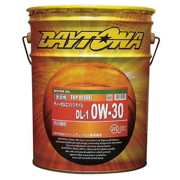 DAYTONA(デイトナ) 1022521 トップディーゼル OW-30 DL-1 全合成 ディーゼルエンジンオイル 5Gal＝18.9Lペール缶