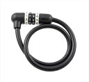 J&C 【4560299103111】 JC-043W 可変ダイヤルワイヤー錠 ブラック ワイヤーロック 4桁ダイヤル 盗難防止 カギ/サイクルロック 自転車 ...