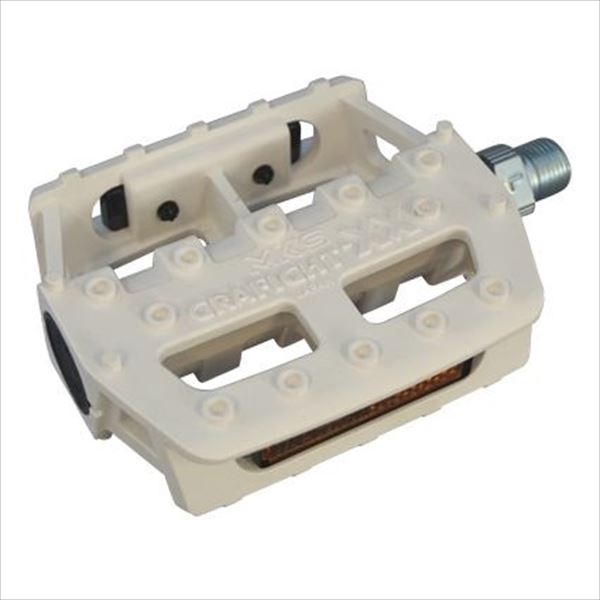 三ヶ島製作所 【4560369002436】 MKS　ペダル　 GRAFIGHT-XX　 White 9/16インチ芯仕様　 ホワイト　自転車ペダル　サイクル　用品