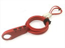 【4573223635190】 L-STAR LOCK#2 4×1800RED 自転車 電動 盗難防止 防犯 ワイヤーロック 鍵 ダブル ヘルメット バッテリー...