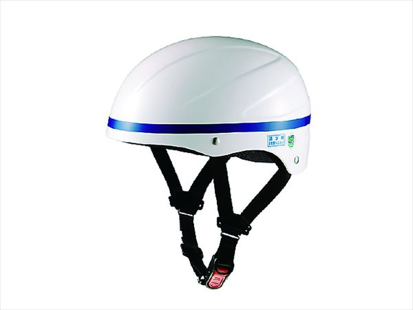 OGKカブト 通学用ヘルメット SN－8 青 フリーサイズ ホワイト ブルーテープ　通勤　通学　中学生　高校生