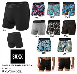 定形外 SAXX サックス SXBB11F DAYTRIPPER BOXER BRIEF XS-XXL 陰嚢分離型 ボクサーパンツ 前開き 涼しい 速乾 摩擦軽減 通気性 防臭機能 吸湿発散性 股間爽快