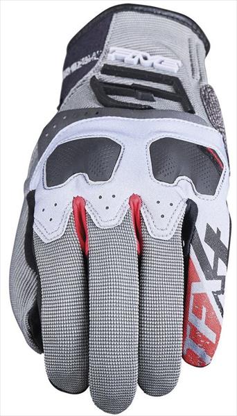 FIVE ファイブ 3841300109188 TFX4 : GREY RED XL グローブ バイク用