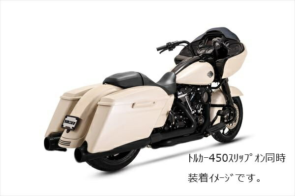 バンスアンドハインズ 【4550255844066】 Dresser Duals PCX ドレッサーデュアル ヘッドパイプ ブラック マフラー TOURING（M8） 17-22