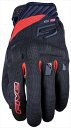 FIVE ファイブ 3882020102332 RS3 EVO : BLACK RED L グローブ バイク用