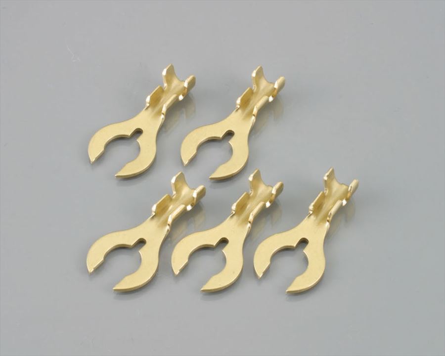 定形外 【4990852039944】 0900-755-01030 クワ型端子SETLE106/φ6/5ヶ KITACO(キタコ)