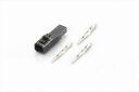 定形外 【4990852074372】 0900-755-02068 コネクターセット カワサキW 3極/オス(黒)/1SET KITACO(キタコ)