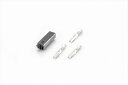 定形外 【4990852074389】 0900-755-02069 コネクターセット カワサキW 3極/メス(黒)/1SET KITACO(キタコ)