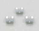 定形外 【4990852116676】 0900-755-06202 ミニ平型ヒューズ(BFMN)2A 灰 3PCS KITACO(キタコ)
