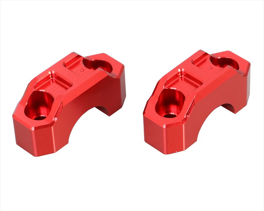 【4990852110599】 561-9000220 ハンドルアッパーホルダー　タイプ2・レッド KITACO(キタコ)