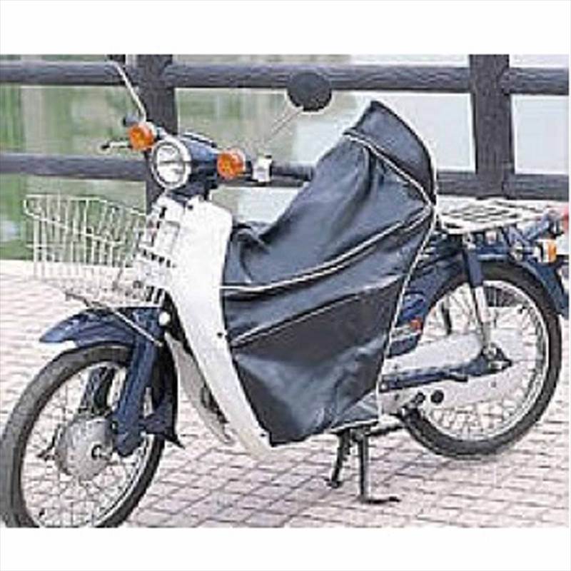 真田嘉 【4909181321309】 レッグカバー ヒザ当 中 赤　カブ・メイト用　バイク用