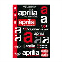 ゆうパケ 【3661615560081】 APRILIA STICKER SHEET 22(BK/RD/WH) IXON(イクソン)